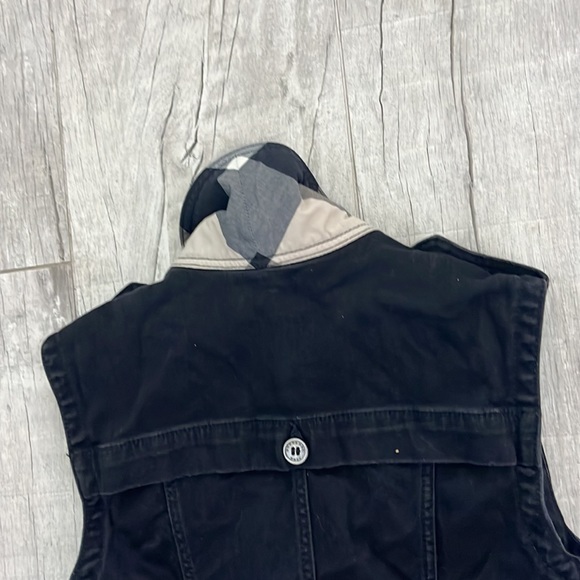 Burberry Brit Sleeveless Black Trench Belted Dress US Sz 2 - Picture 8 of 10